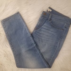 J Crew Mid-rise Straight Leg Jeans - Medium Wash